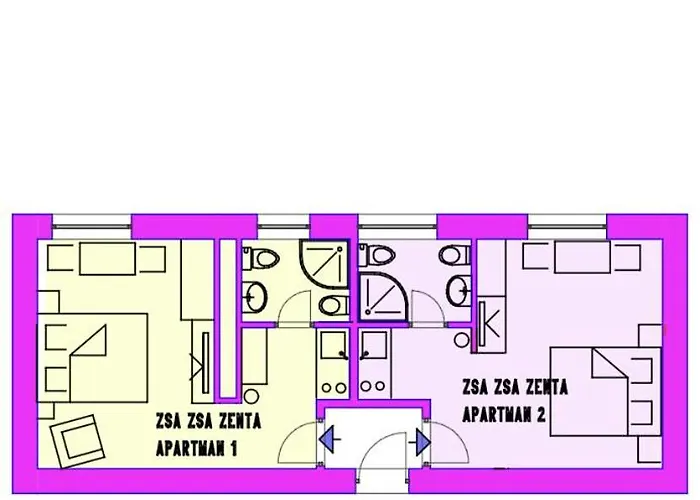 Zsa Zsa Zenta 1 Lägenhet *